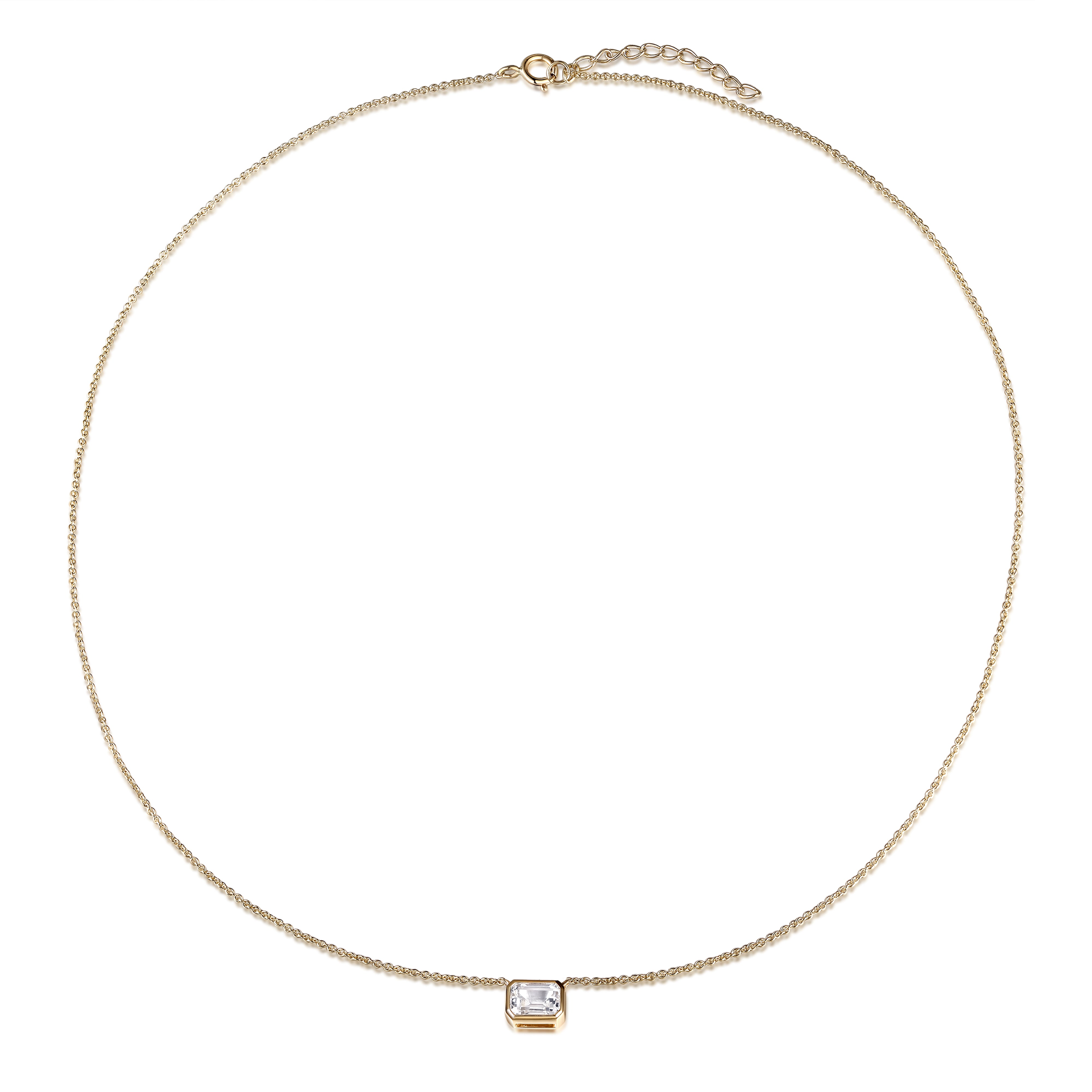 solid gold necklace - affordable fine jewellery