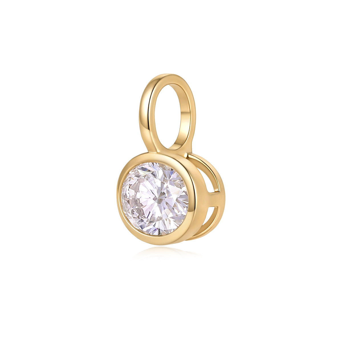 Oval Lab Diamond Pendant