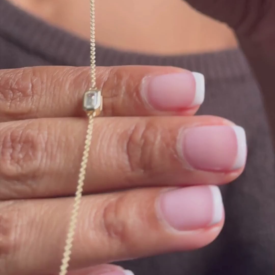 gold bracelet with stone - perfect birthday gift ideas for her