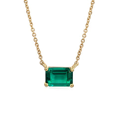 Emerald Gold Necklace