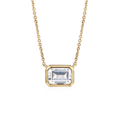Gold Bezel Necklace