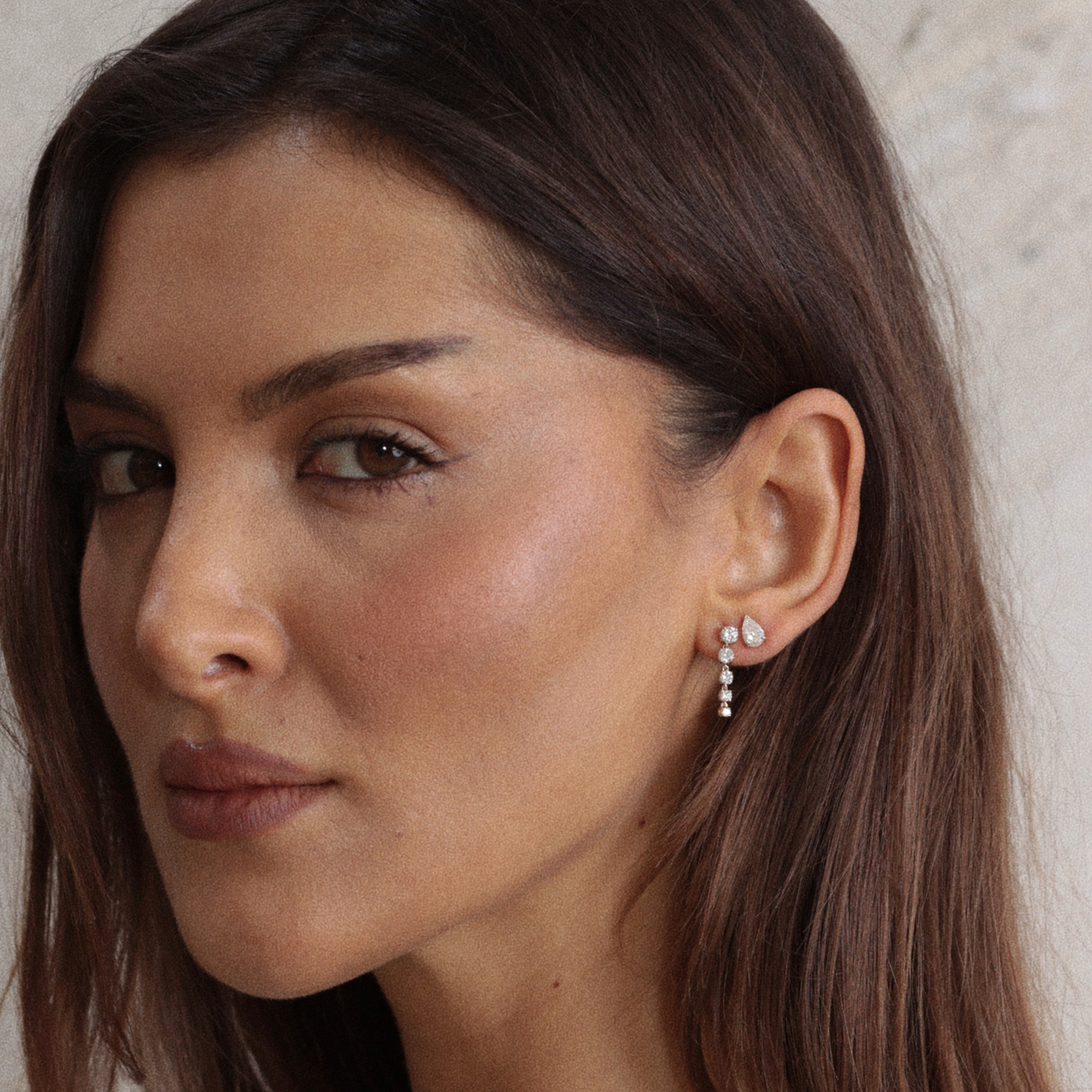 Elva - Drop Lab Diamond Earrings