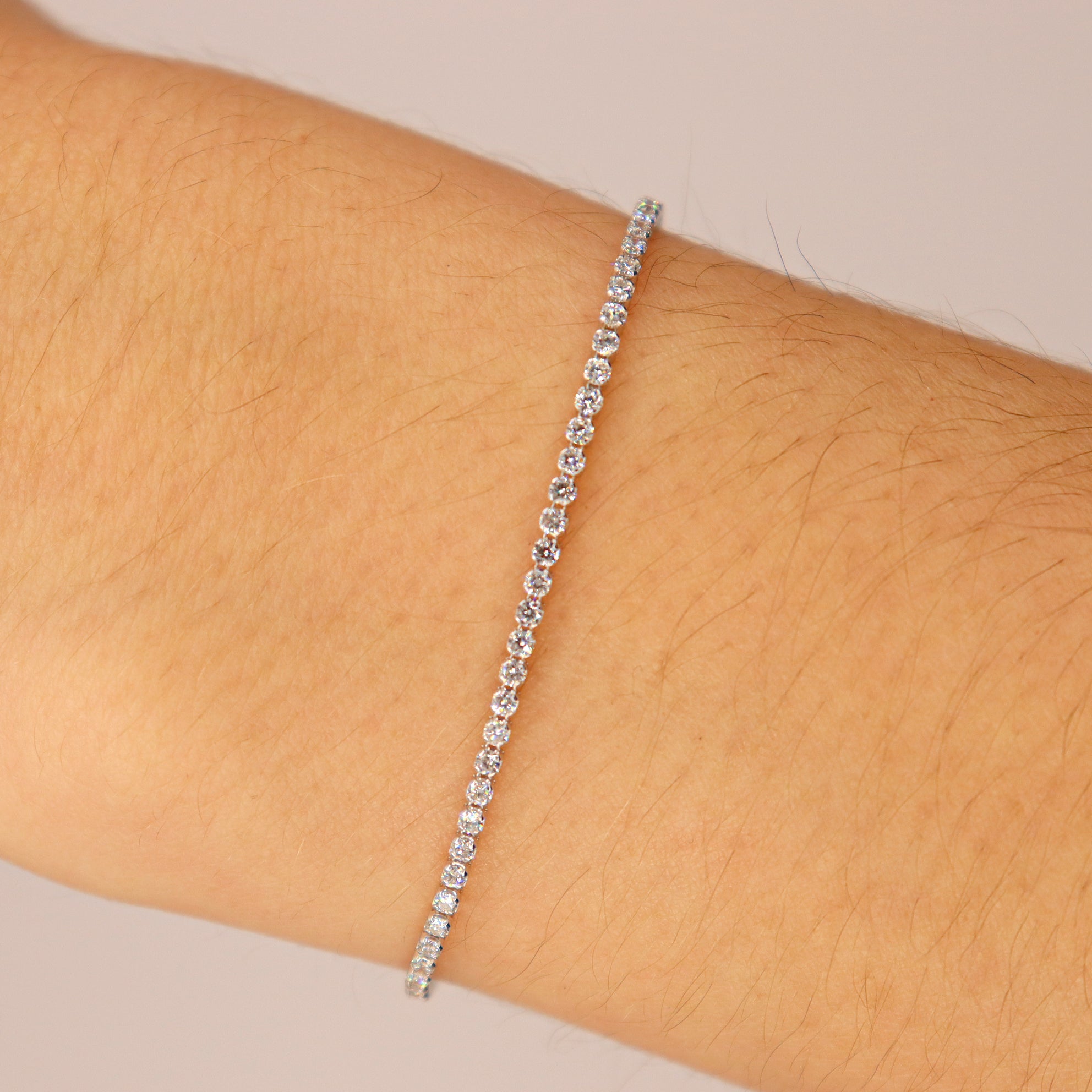 Petite Diamond Tennis Bracelet