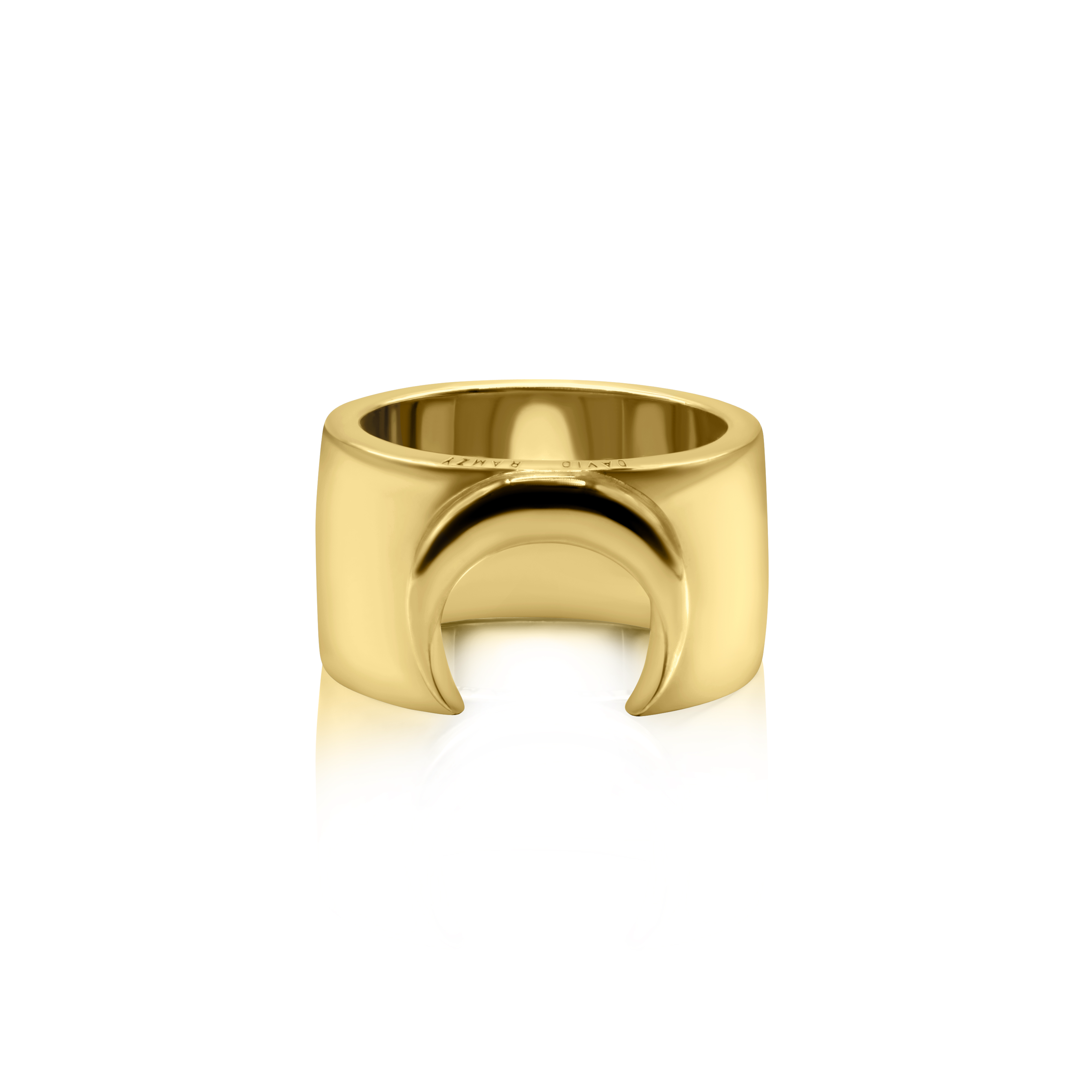 Men's Signature Ring - Yellow Gold