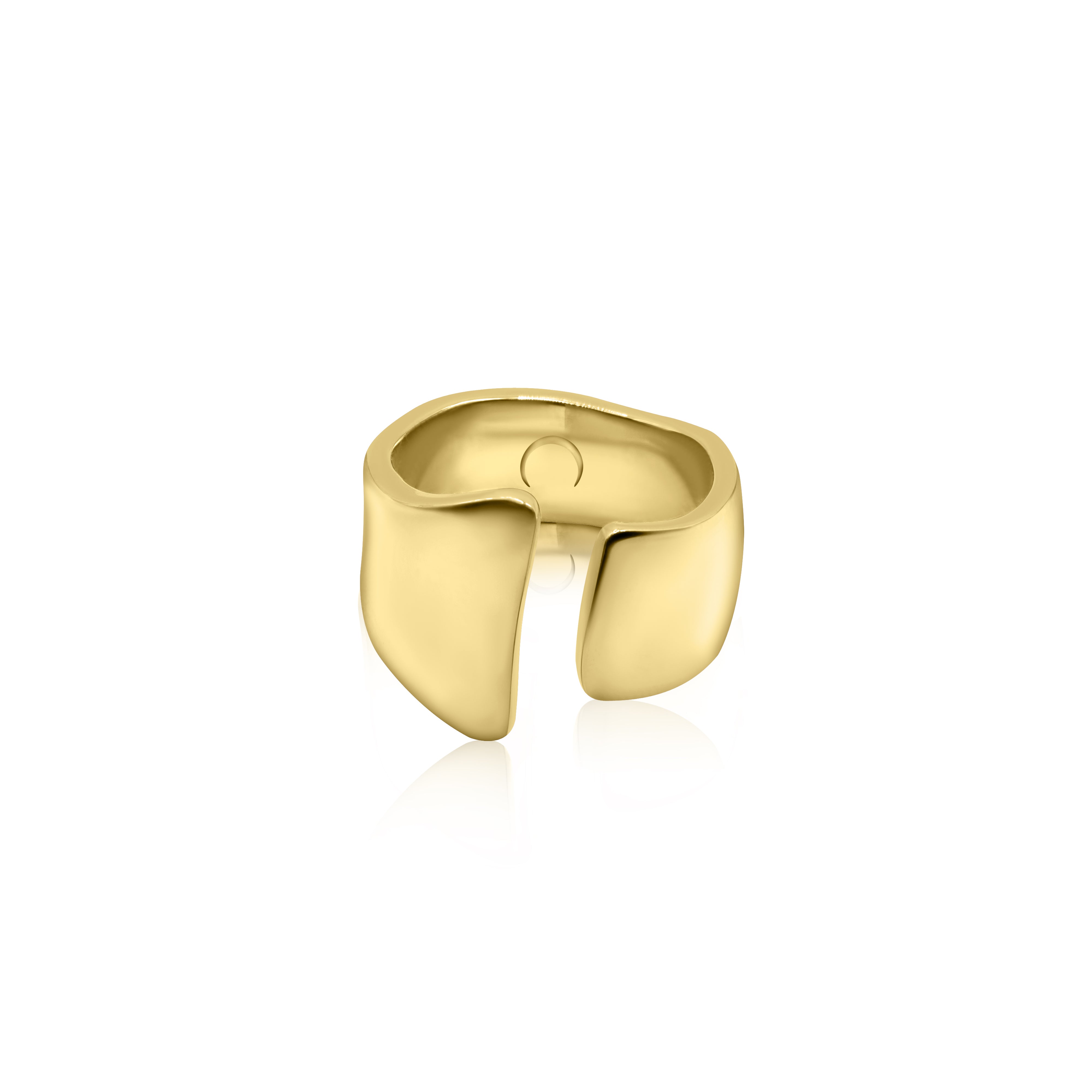 Pebble Ring (Thick) - Yellow Gold