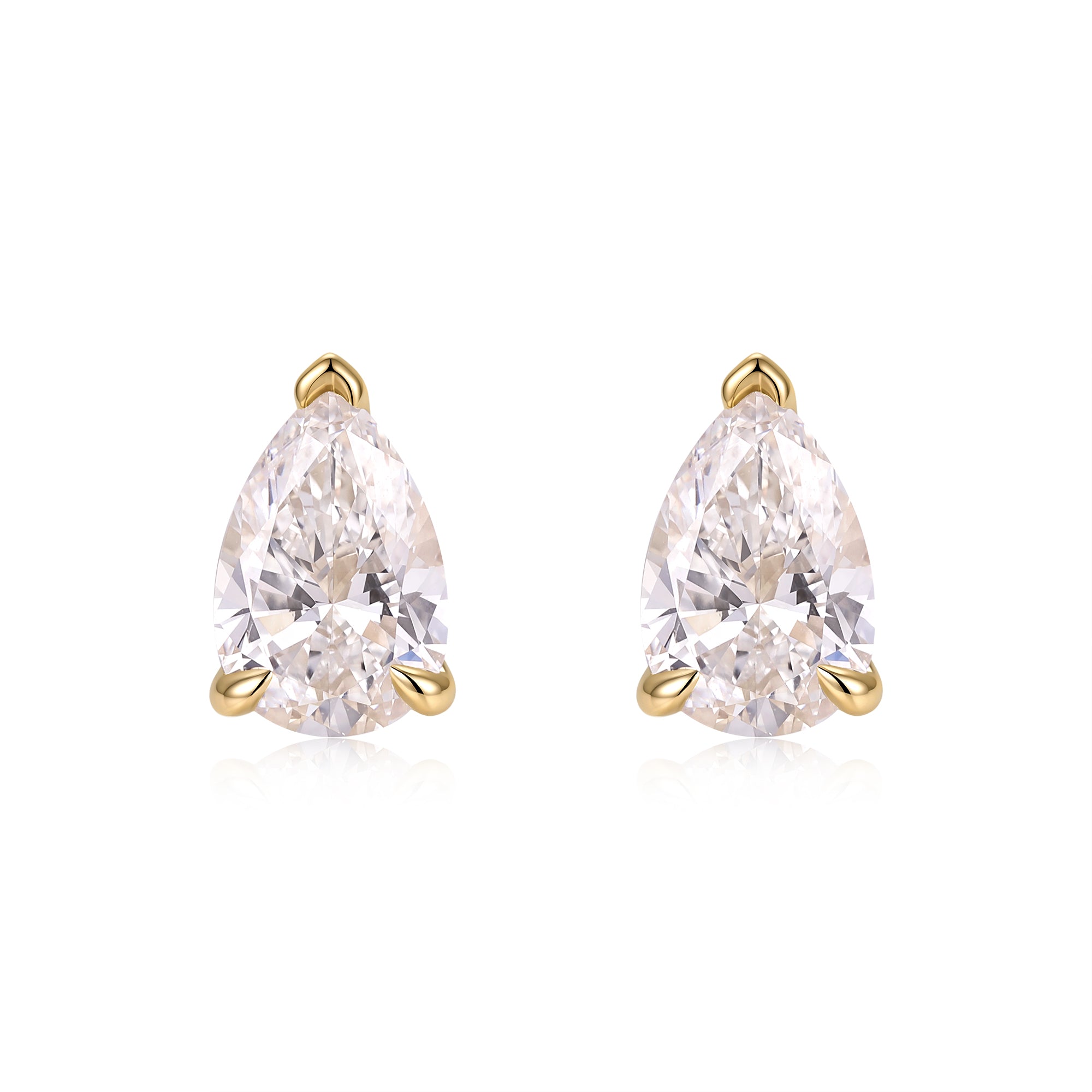 Perrine - Pear Lab Diamond Studs
