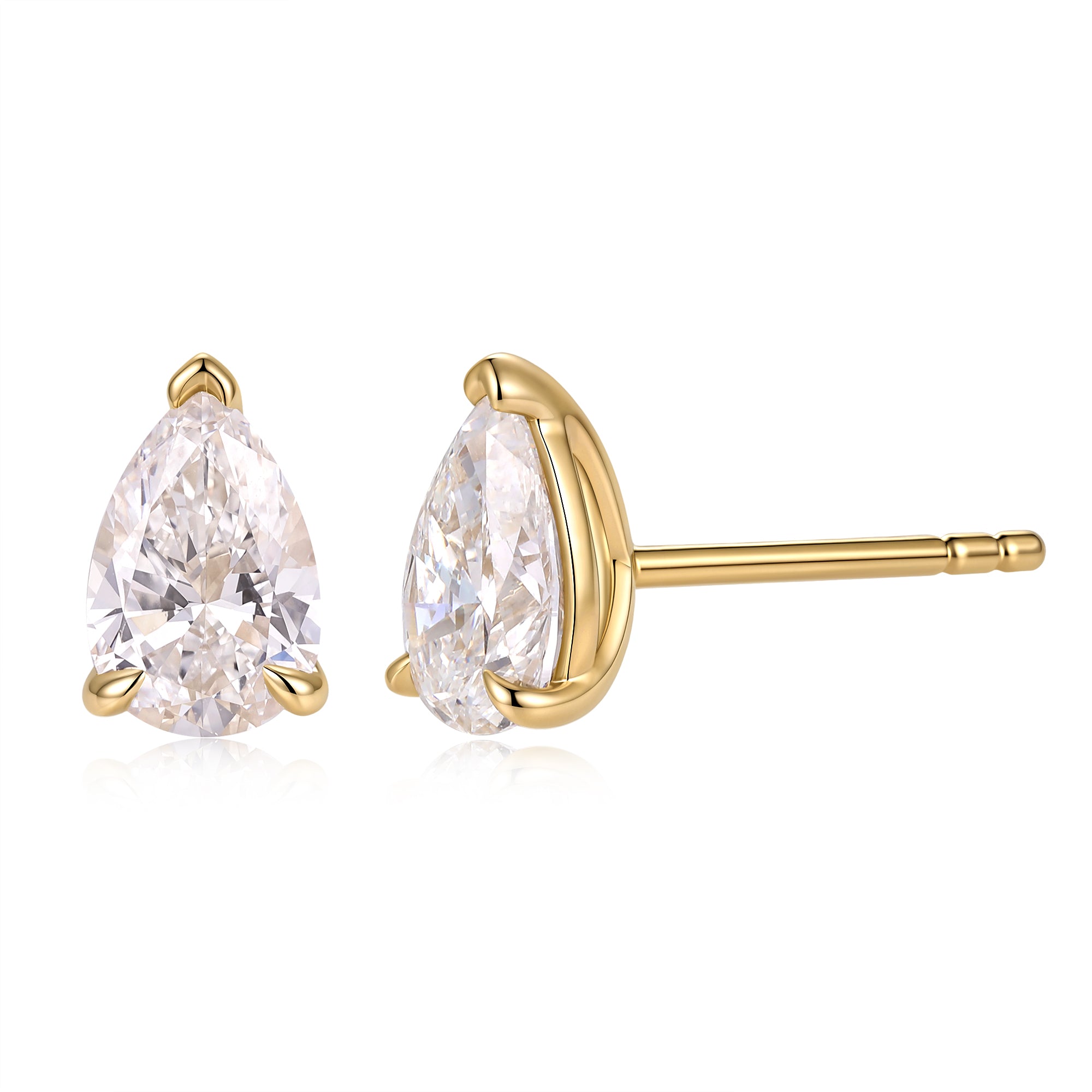 Perrine - Pear Lab Diamond Studs